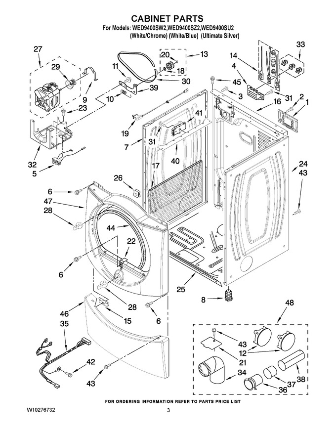 Diagram for WED9400SU2