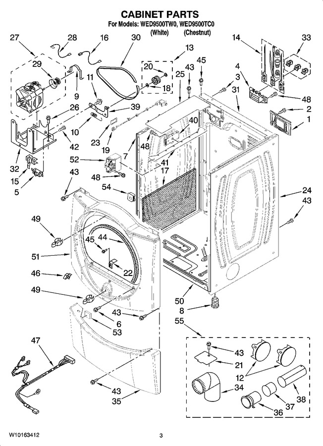 Diagram for WED9500TW0