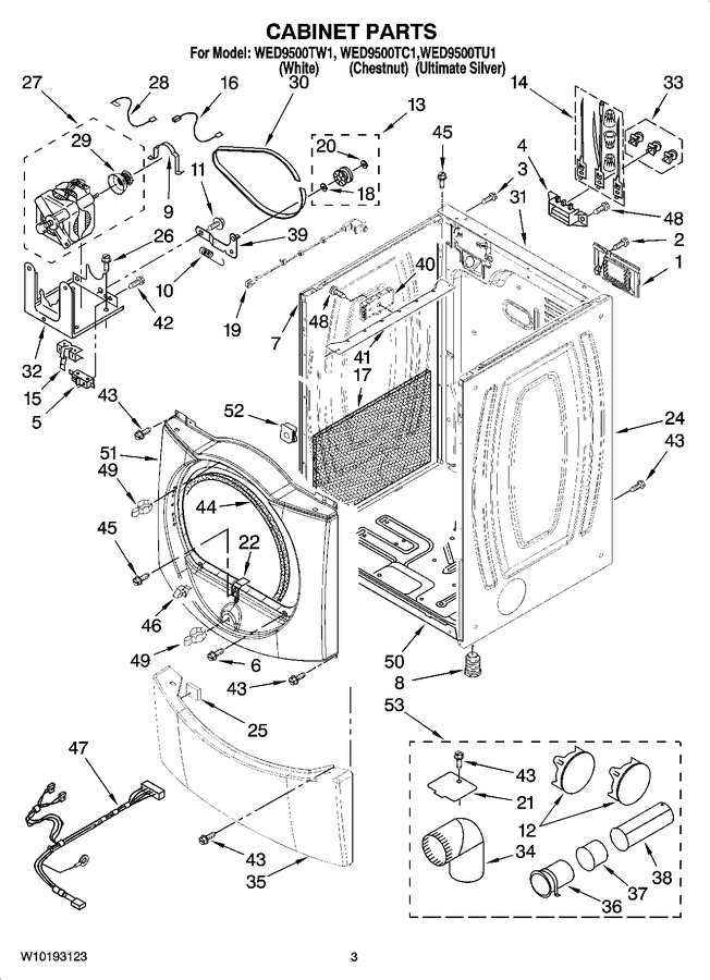 Diagram for WED9500TC1