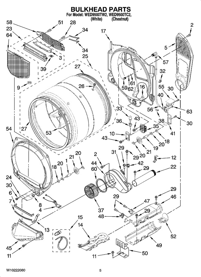 Diagram for WED9500TW2