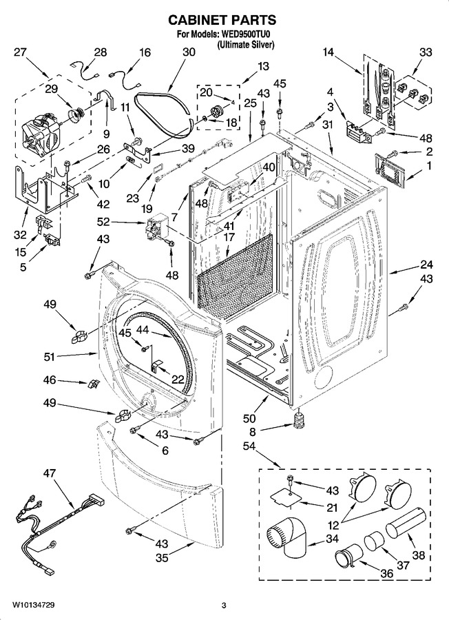 Diagram for WED9500TU0