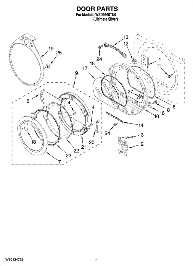 Diagram for WED9500TU0
