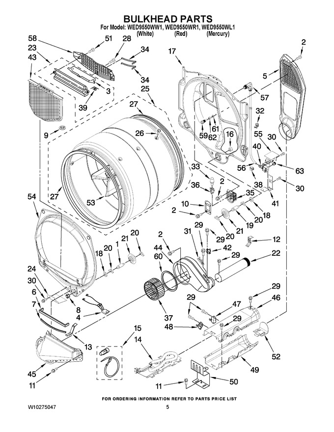 Diagram for WED9550WL1