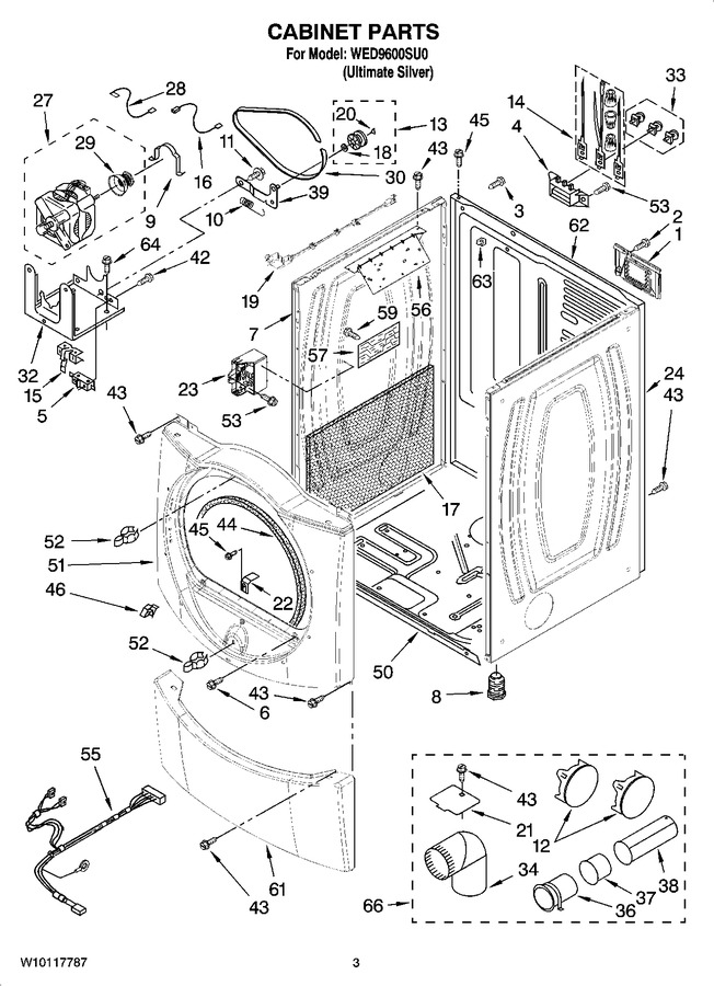 Diagram for WED9600SU0
