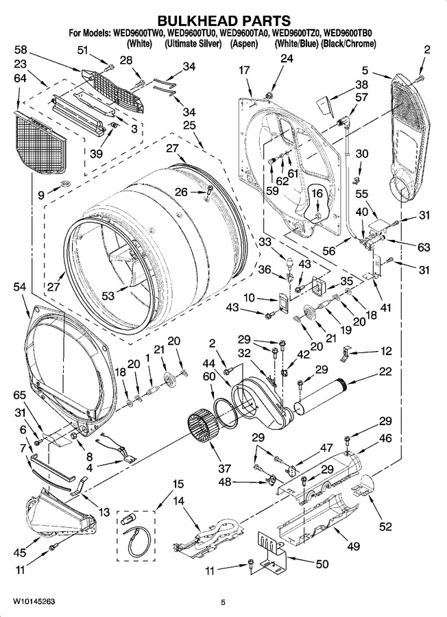 Diagram for WED9600TZ0