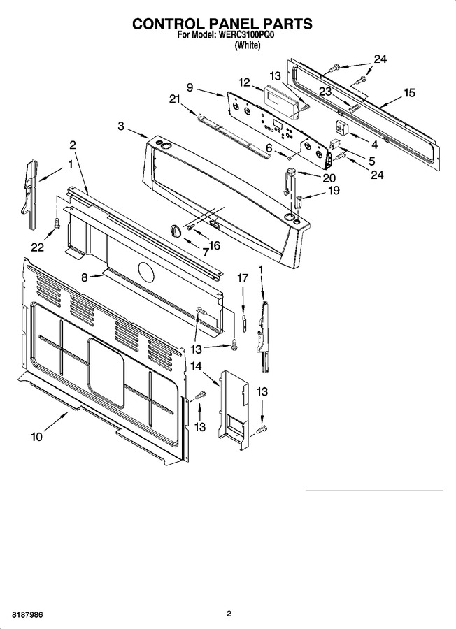 Diagram for WERC3100PQ0
