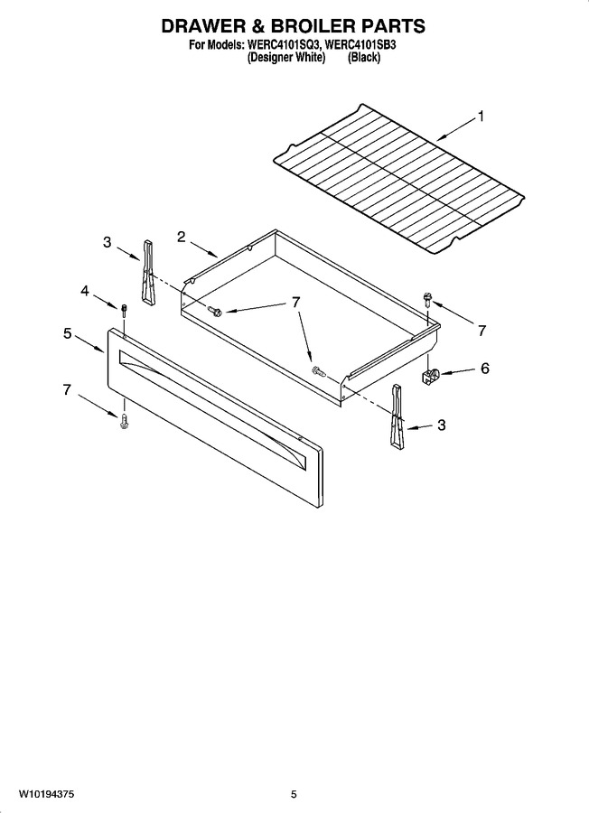 Diagram for WERC4101SB3