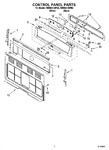 Diagram for 02 - Control Panel Parts