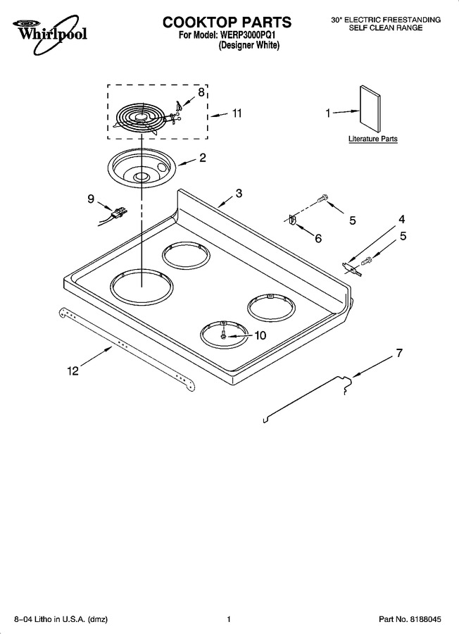Diagram for WERP3000PQ1