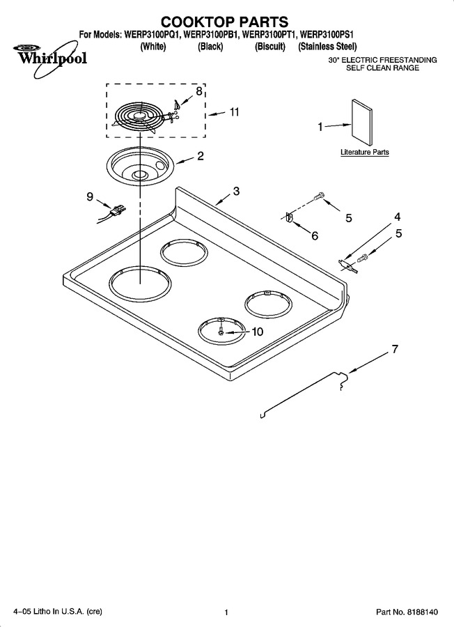 Diagram for WERP3100PB1