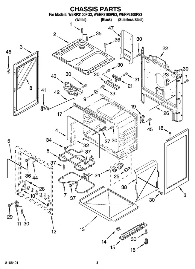 Diagram for WERP3100PQ3