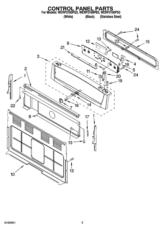 Diagram for WERP3100PB3