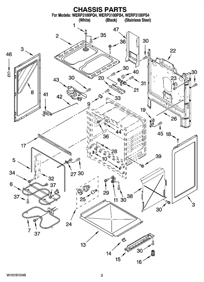 Diagram for WERP3100PS4
