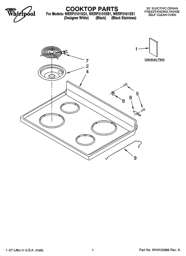 Diagram for WERP3101SB1