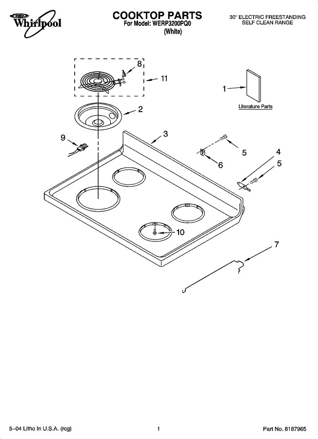 Diagram for WERP3200PQ0