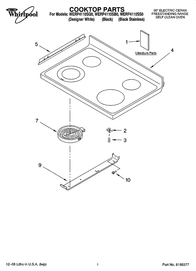 Diagram for WERP4110SB0