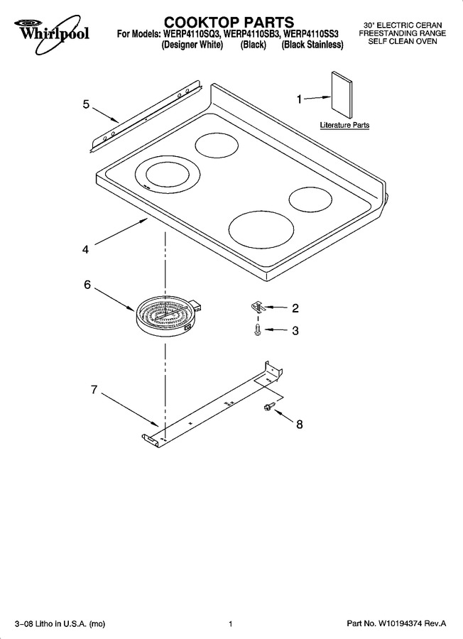 Diagram for WERP4110SS3