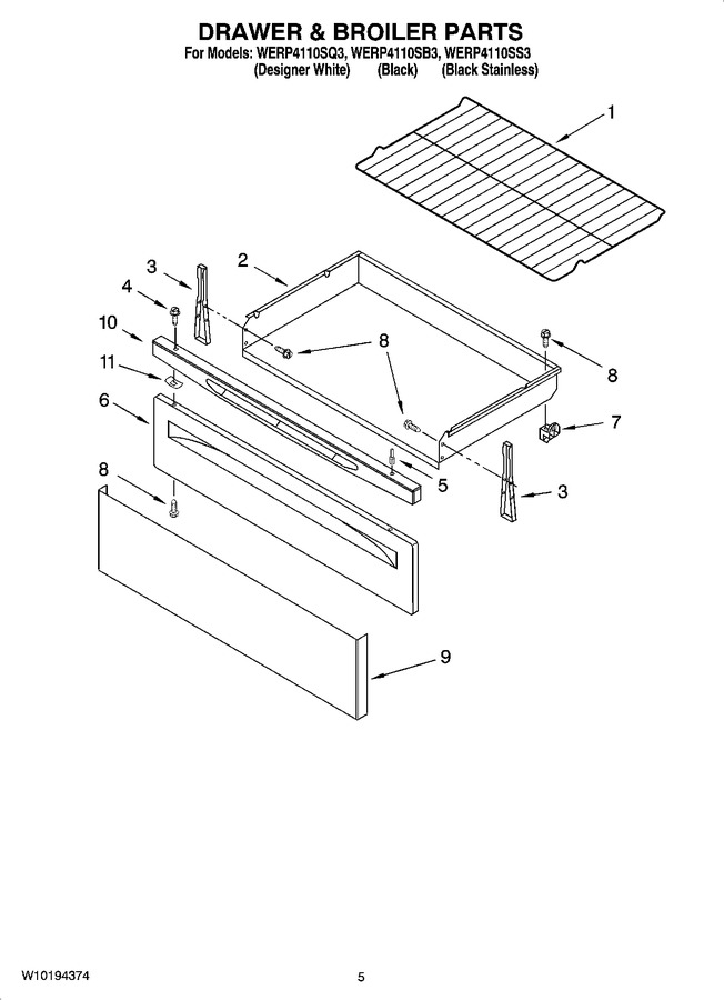 Diagram for WERP4110SS3