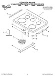 Diagram for 01 - Cooktop Parts