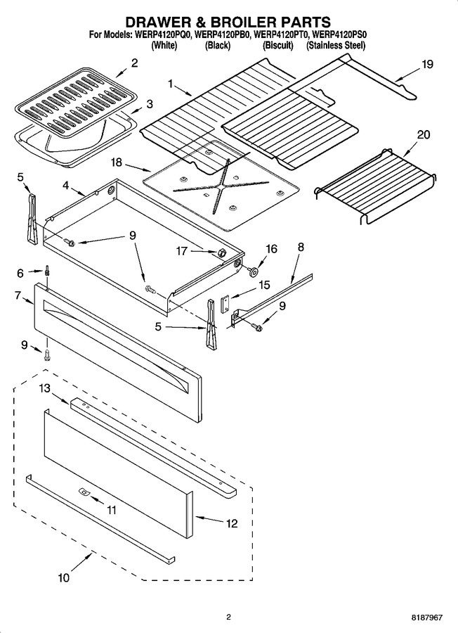 Diagram for WERP4120PS0