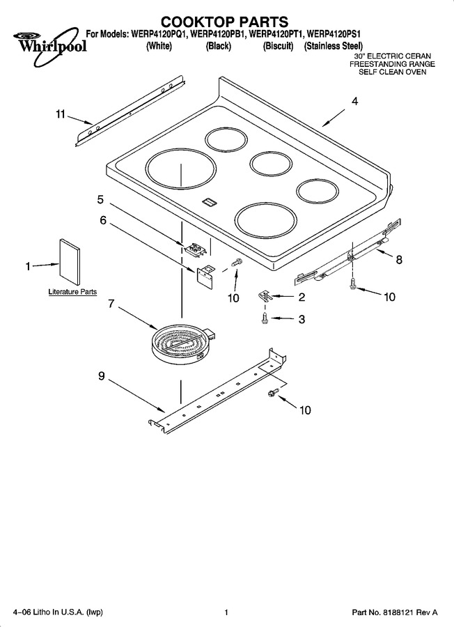 Diagram for WERP4120PB1