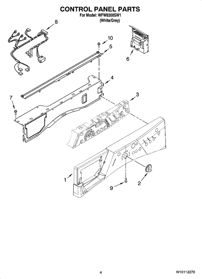 Diagram for WFW8300SW1