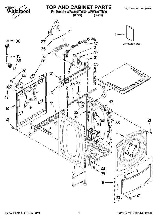 Diagram for WFW8400TB00