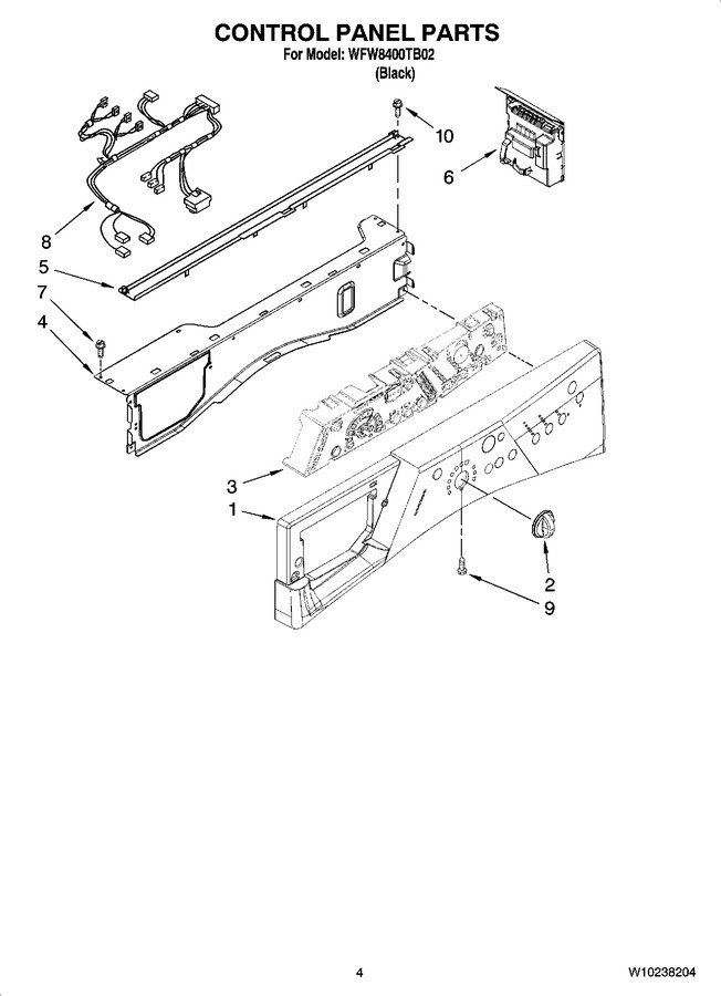 Diagram for WFW8400TB02