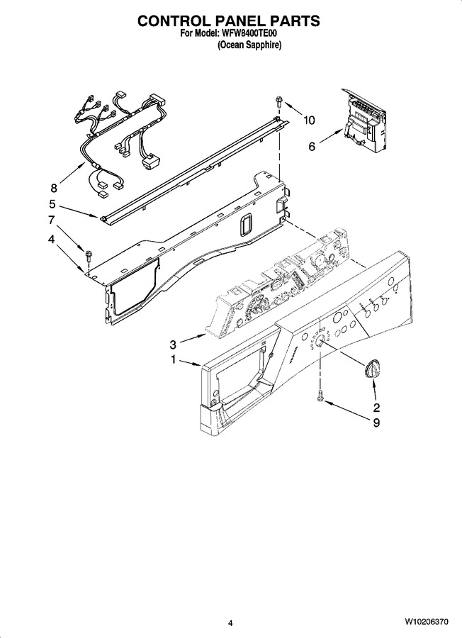 Diagram for WFW8400TE00