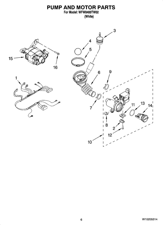 Diagram for WFW8400TW02