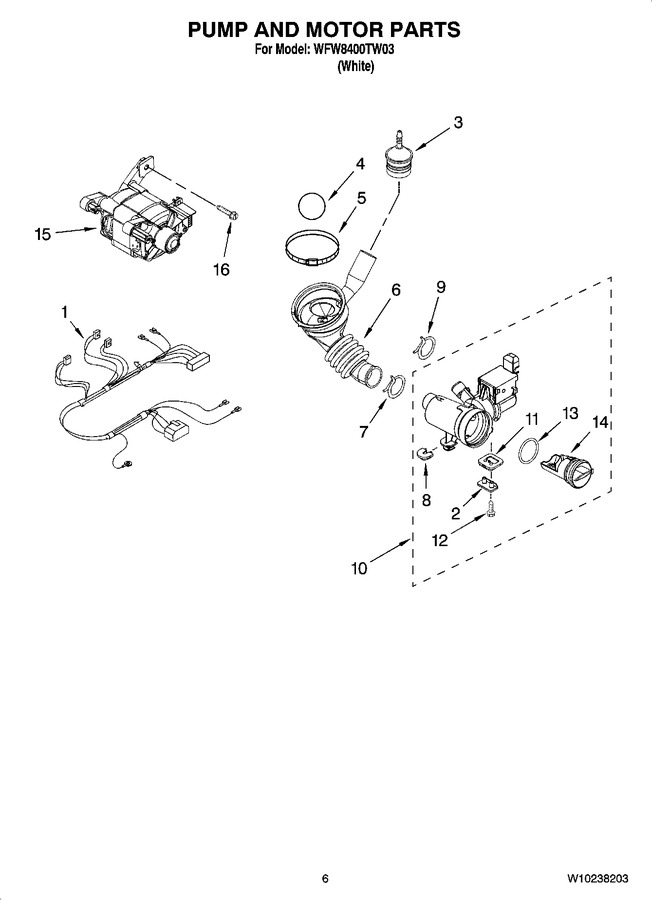 Diagram for WFW8400TW03