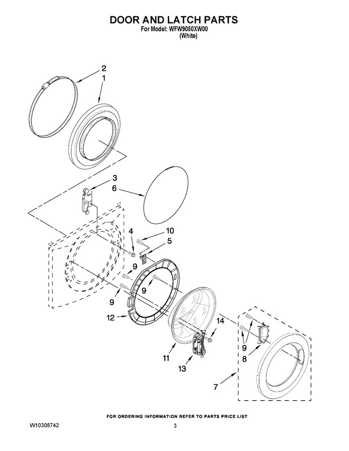 Diagram for WFW9050XW00