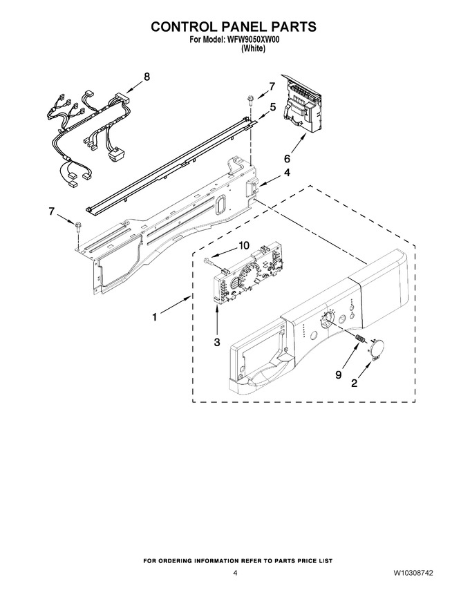 Diagram for WFW9050XW00