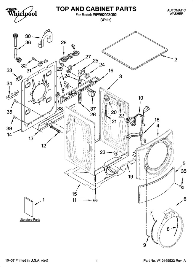 Diagram for WFW9200SQ02