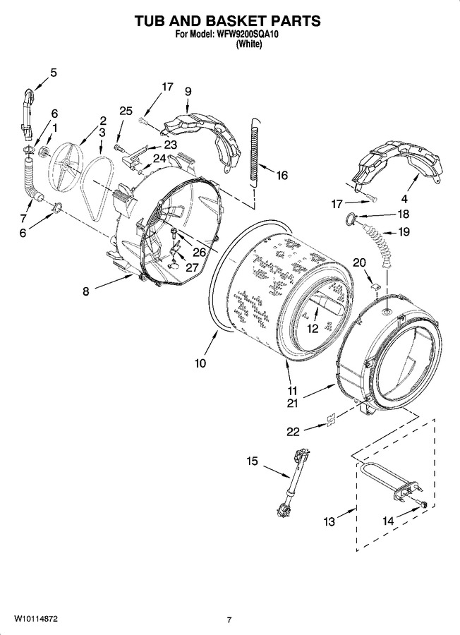 Diagram for WFW9200SQA10