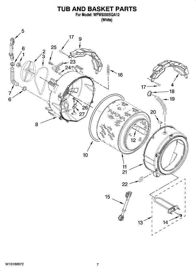 Diagram for WFW9200SQA12