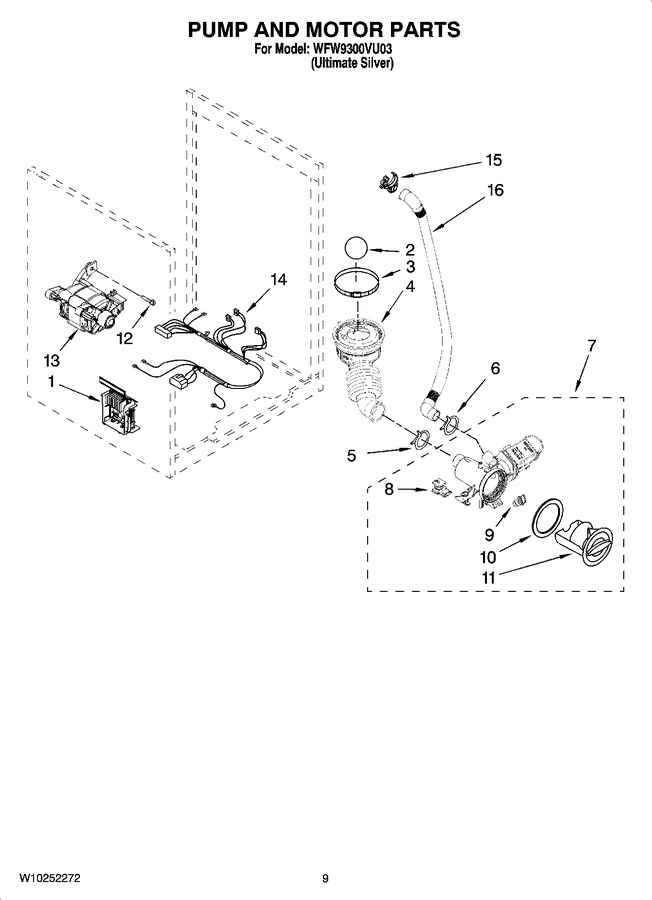 Diagram for WFW9300VU03