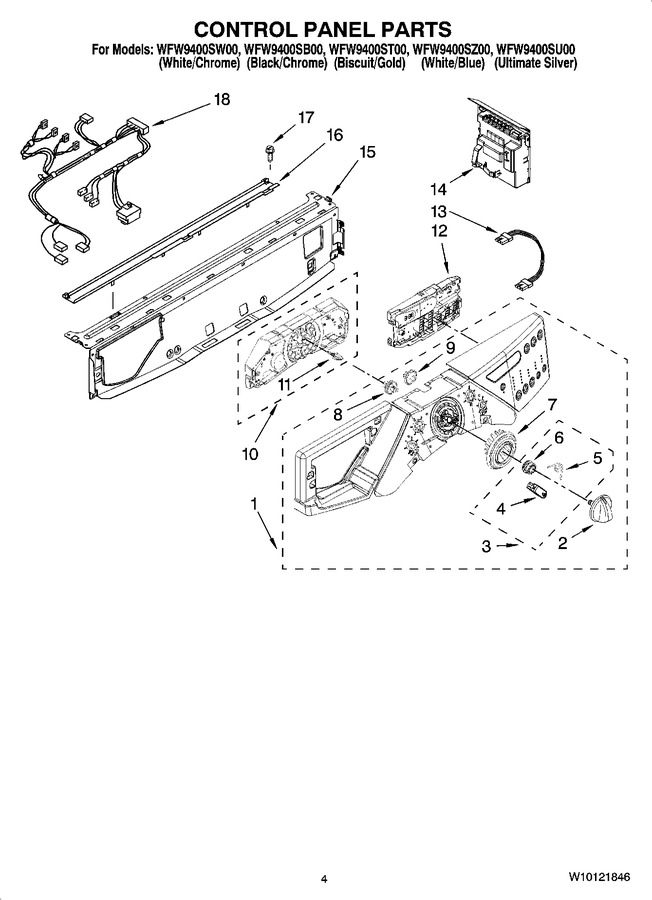 Diagram for WFW9400SB00