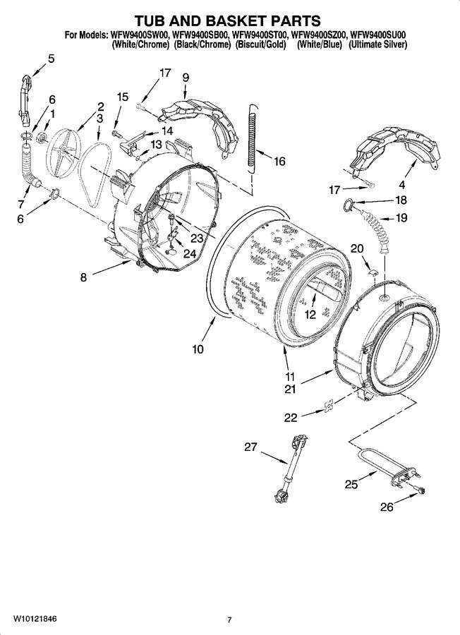 Diagram for WFW9400SB00