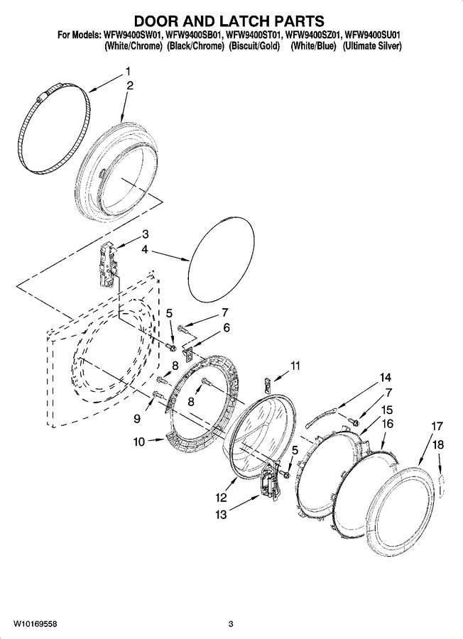 Diagram for WFW9400SW01