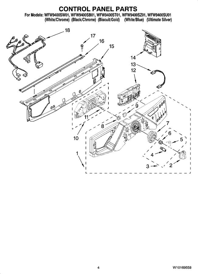 Diagram for WFW9400SB01