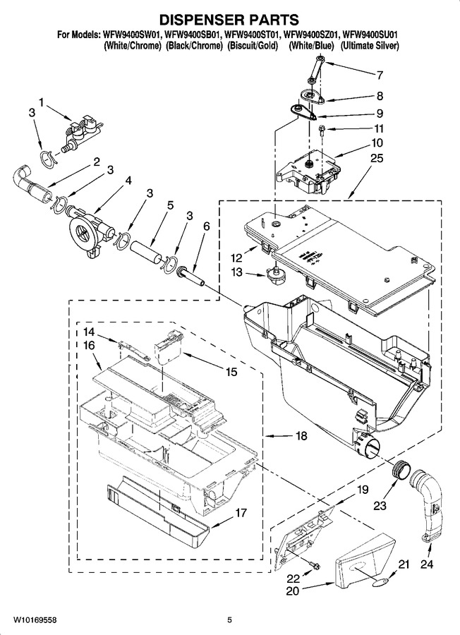 Diagram for WFW9400SB01