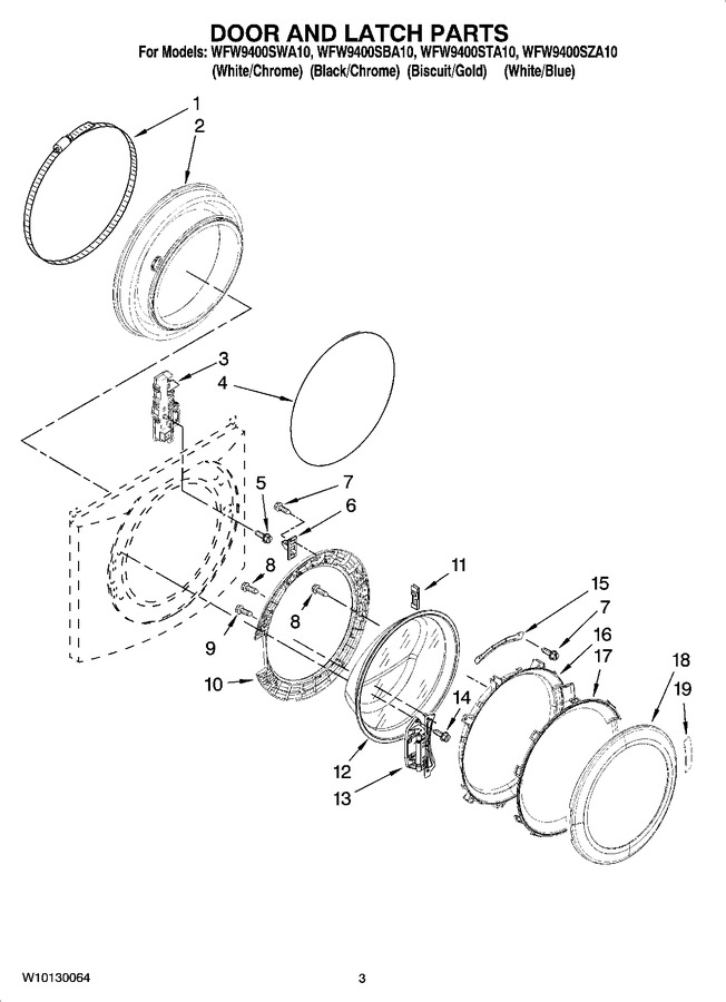 Diagram for WFW9400SZA10