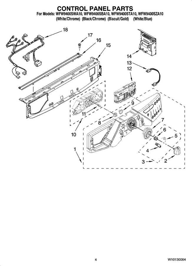 Diagram for WFW9400SWA10
