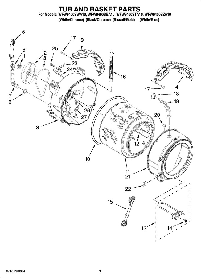 Diagram for WFW9400STA10