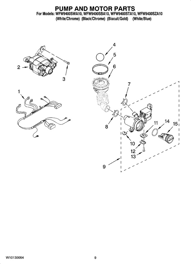 Diagram for WFW9400SZA10