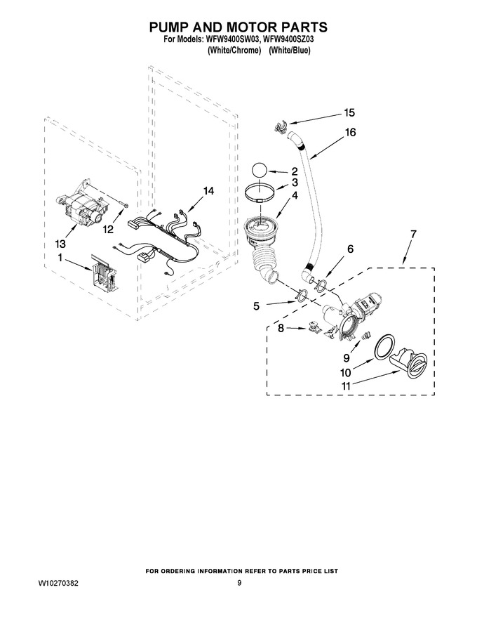 Diagram for WFW9400SZ03