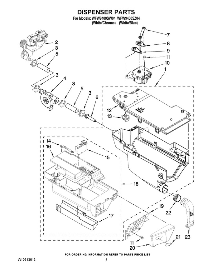 Diagram for WFW9400SW04