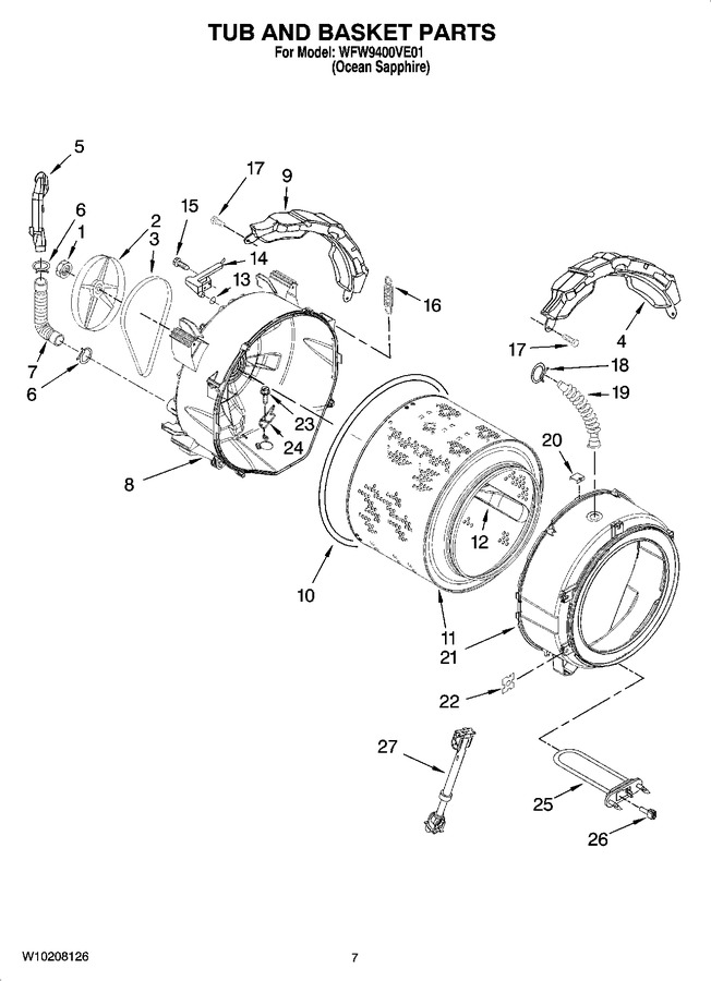 Diagram for WFW9400VE01