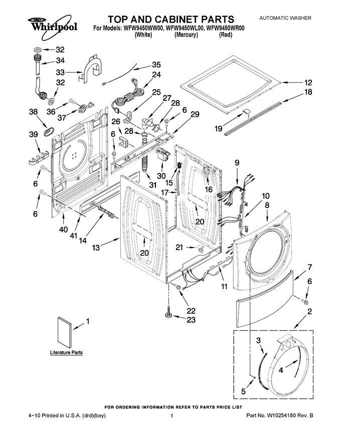 Diagram for WFW9450WL00